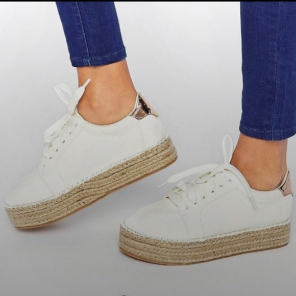 Asos chunky white espadrille 10 - Picture 2 of 9